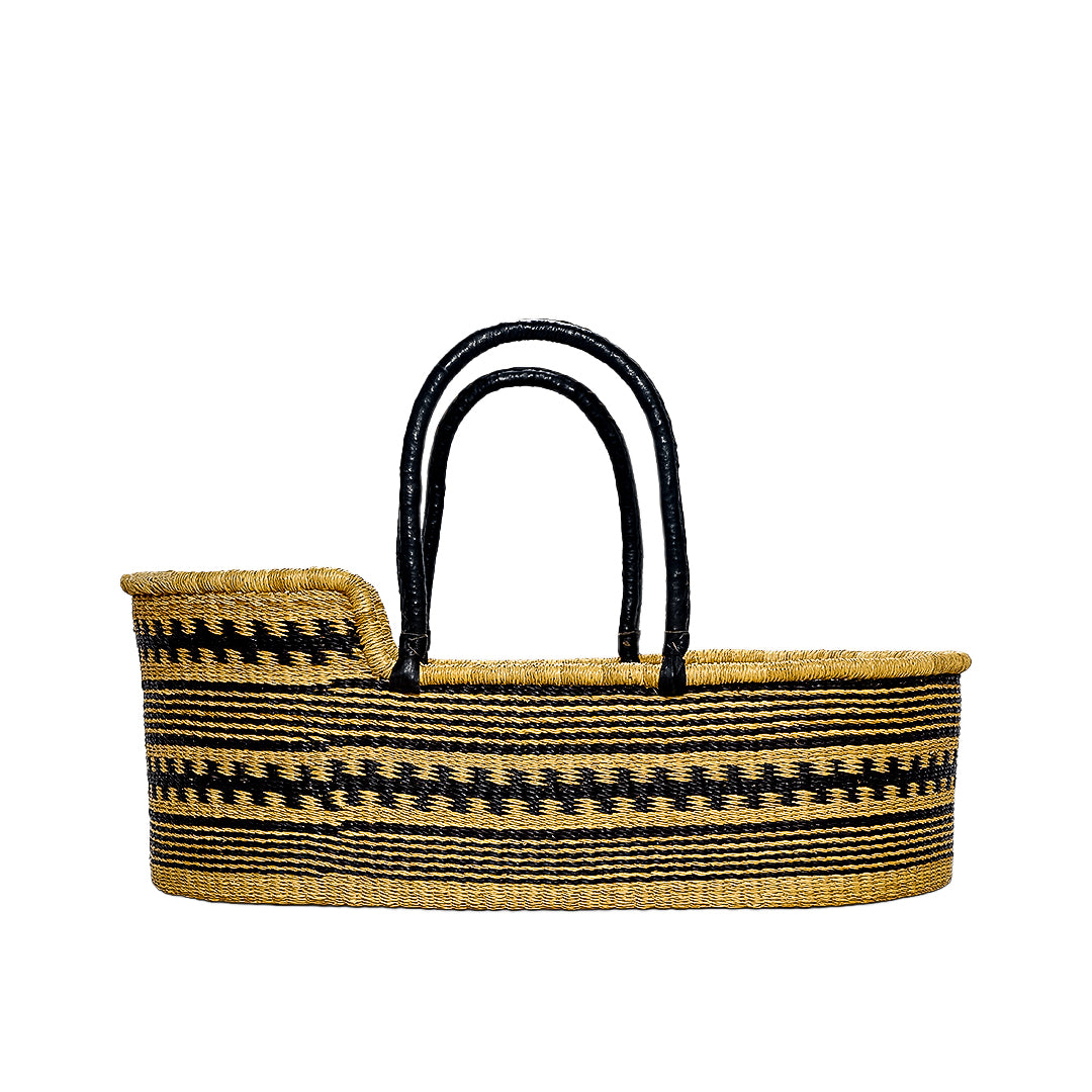 Aban Hand-Woven Baby Moses Basket