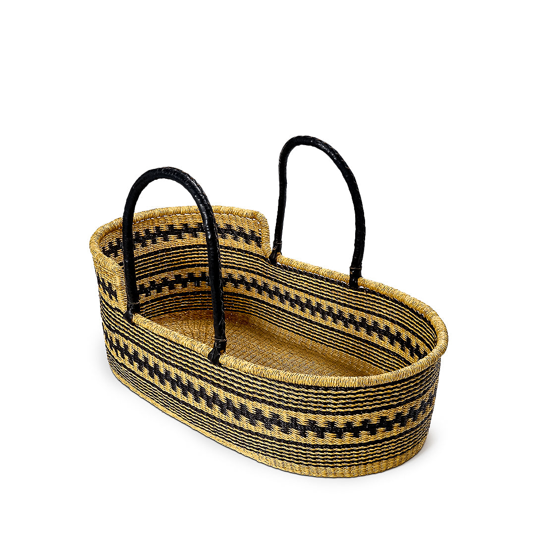 Aban Hand-Woven Baby Moses Basket