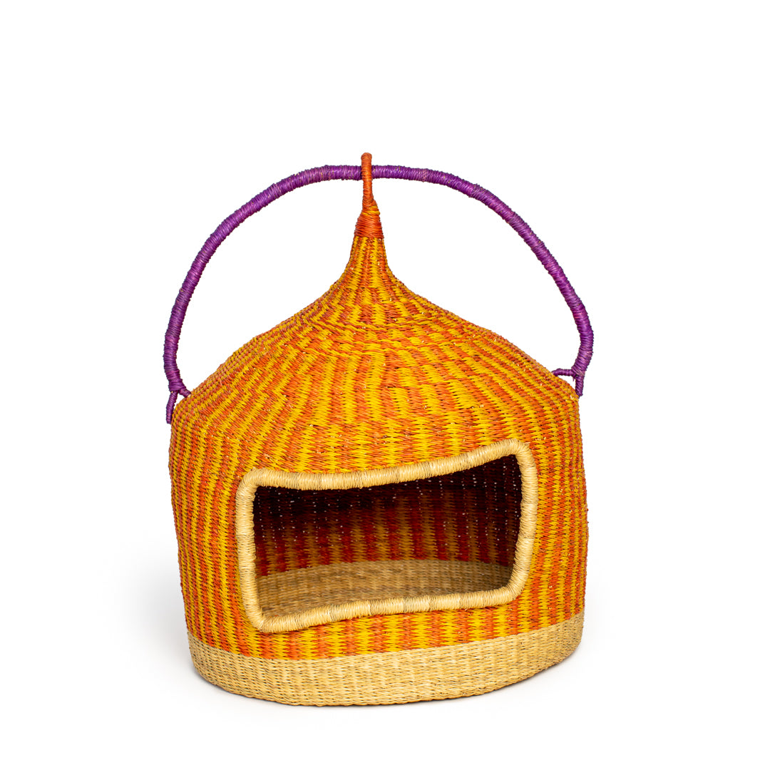 Abeba Hand-Woven Cat Bed