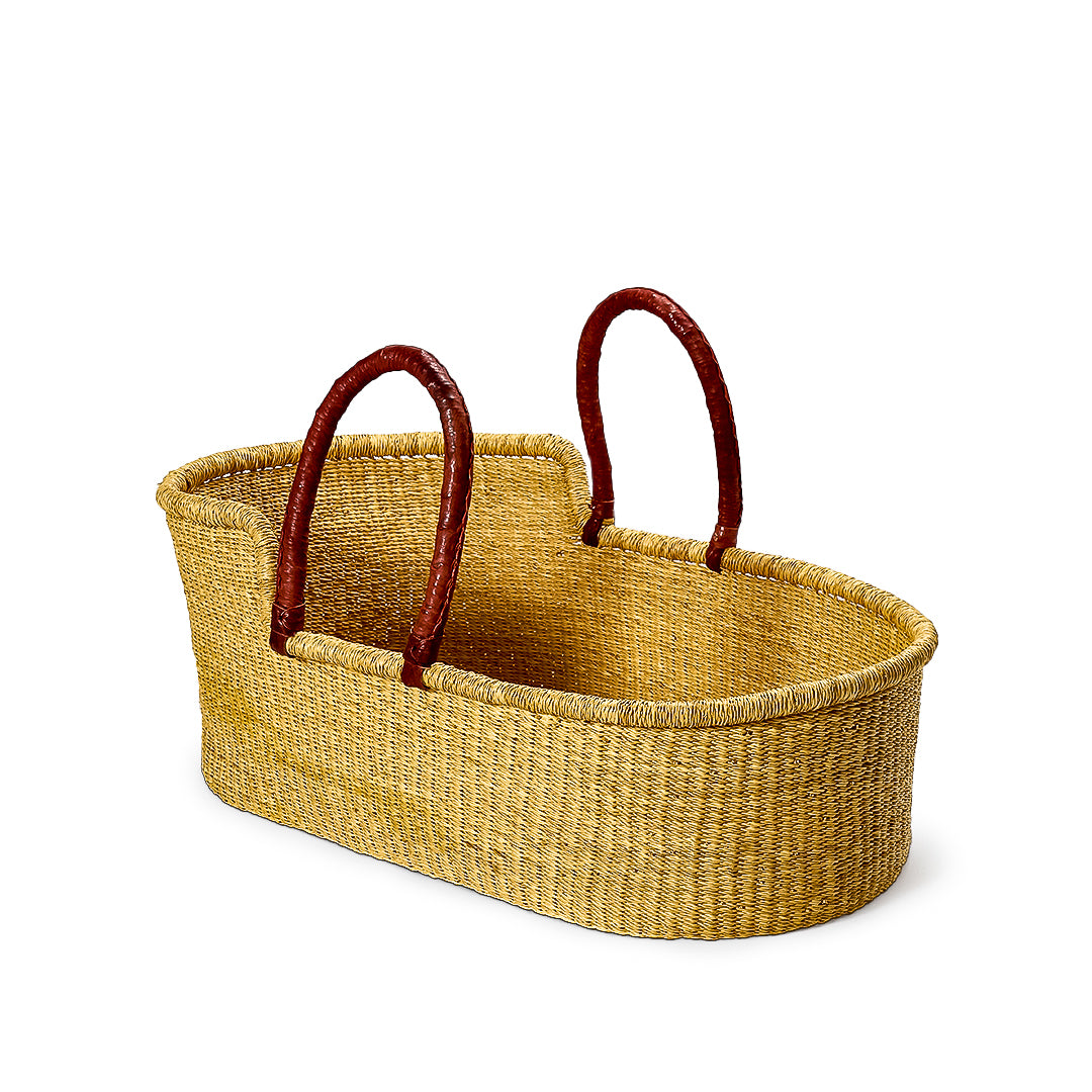 Akoma Hand-Woven Baby Moses Basket