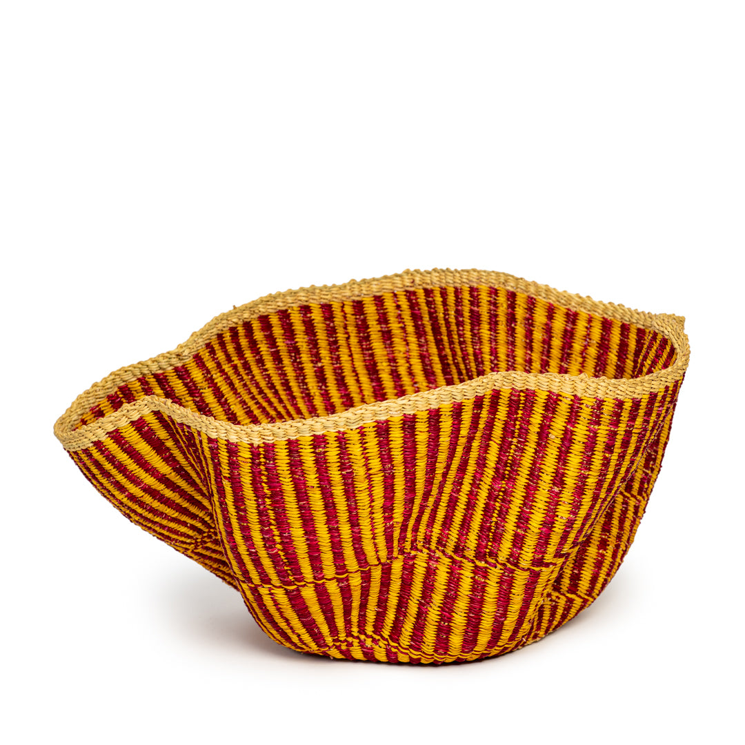 Bloom Hand-Woven Wave Basket