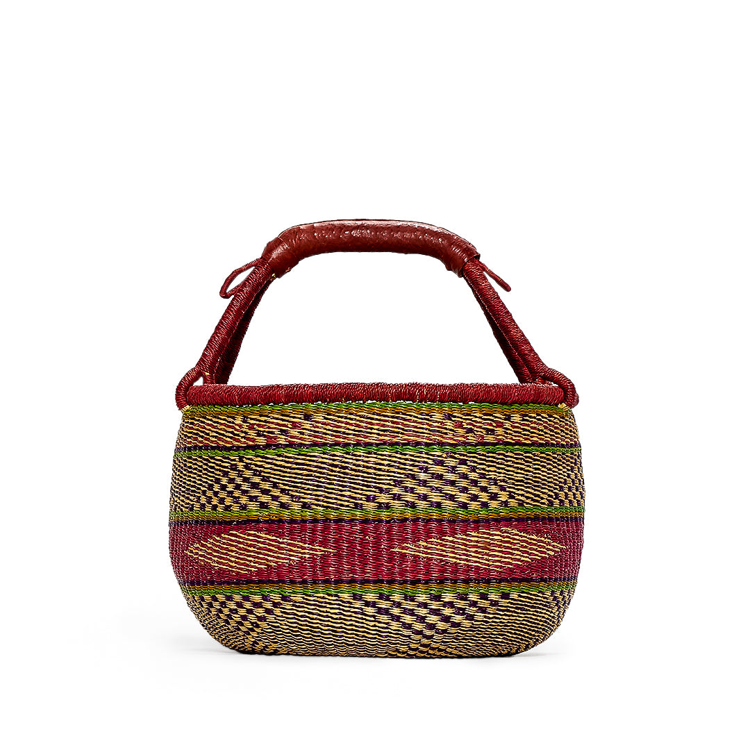 CHERRY Hand-Woven Market Basket