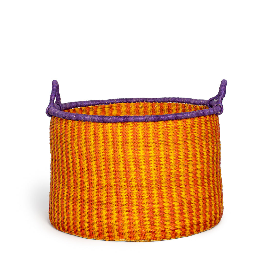 Sese Hand-Woven Storage Basket with Handle