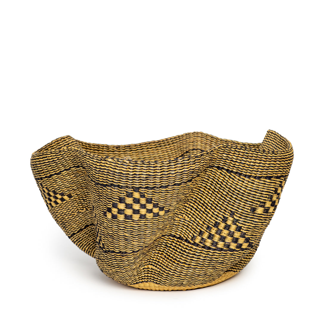 Mystic Hand-Woven Wave Basket