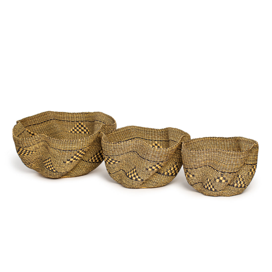 Mystic Hand-Woven Wave Basket