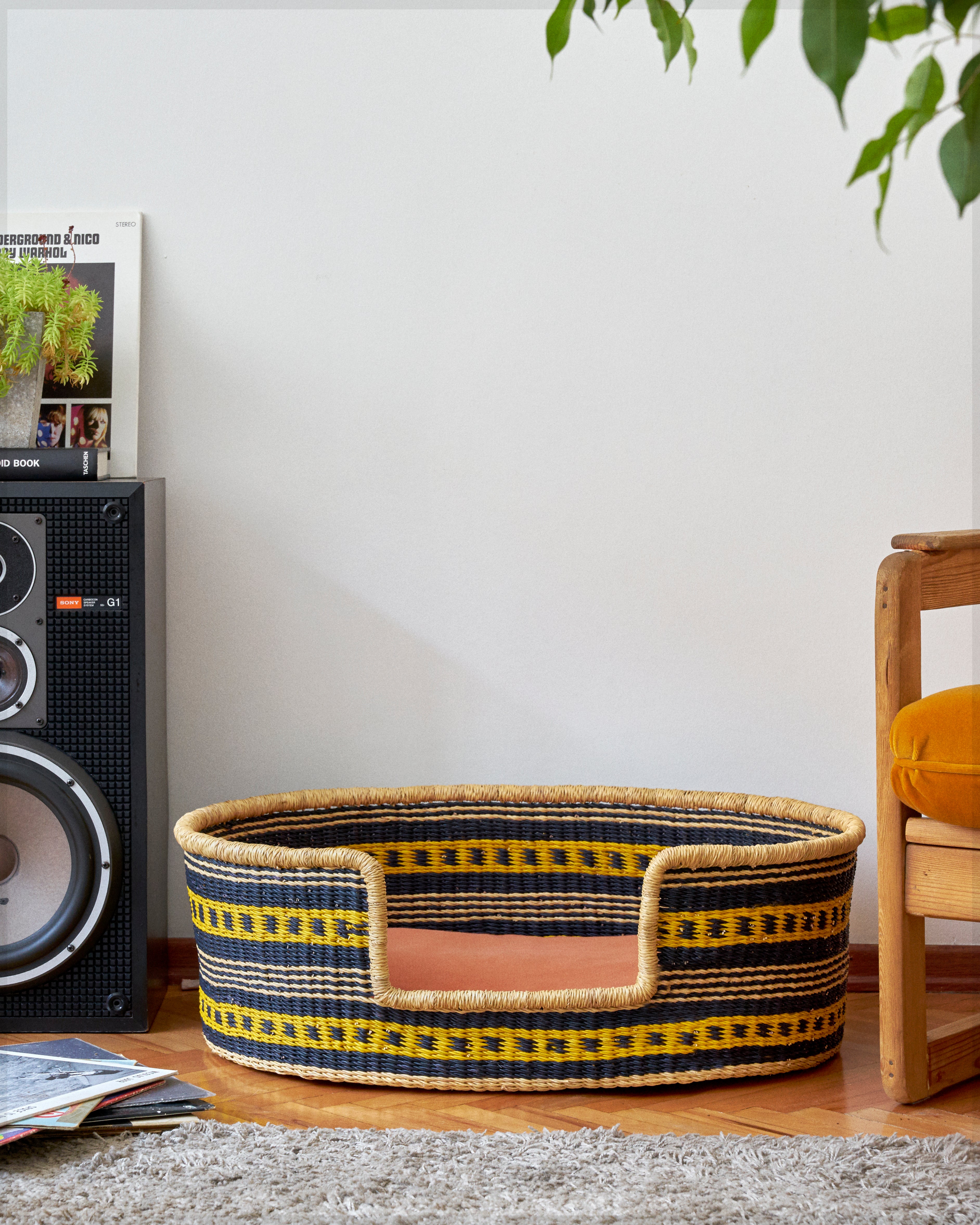 Milo Hand-Woven Dog Bed