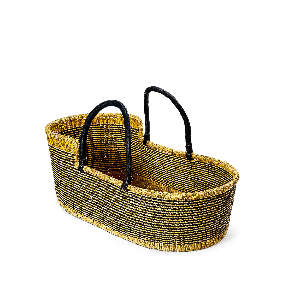 Nteasee  Hand-Woven Baby Moses Basket