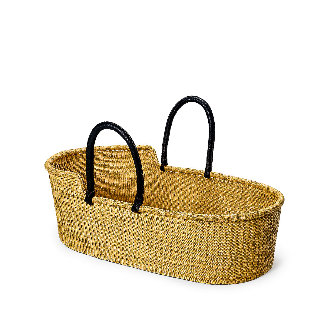 Nyame Hand-Woven Baby Moses Basket